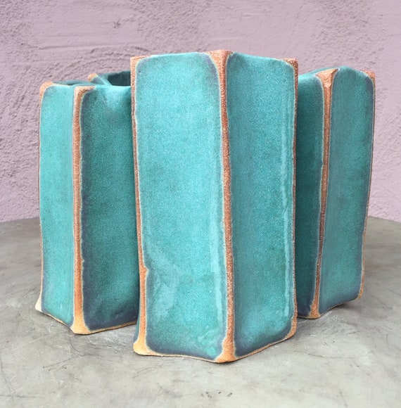 Hand Built Ceramic Planter | Etsy