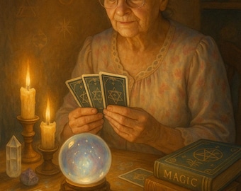 Spiritual Reading by Grandma Nina – 3 Questions, 98% Accurate Answers – in 10 minutes Tarot, Intuition and Magic