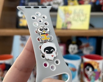 Wall E Apple Watch Charm Eve Watch Charm Wall E and Eve Watch Charm Pixar Watch Charm
