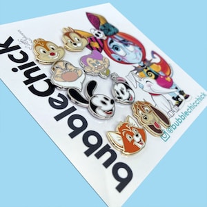 Disney Inspired Earrings Chip and Dale Earrings Grumpy Dopey Earrings Oswald Earrings Fox and Hound Earrings