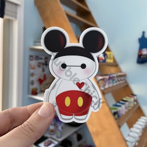 Baymax Sticker | Big Hero Six Sticker | Disney Stickers | Baymick Sticker | Mickey Mouse Sticker | Mashup Sticker | Healthcare Provider