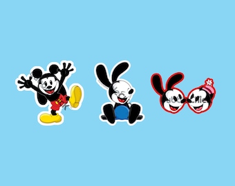 オズワルドとオルテンシアのステッカー | クラシックディズニー