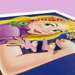 Rapunzel Earrings Sun Earrings Punzie Earrings Tangled Earrings