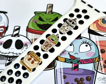 Nightmare Before Christmas Watch Charm: Boba Tea & S'more