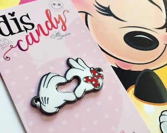 Mickey and Minnie Heart Hands Bracelet Mickey and Minnie Bracelet Mickey Mouse Bracelet Minnie Mouse Bracelet Disney Heart Hands