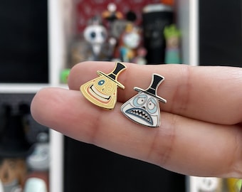 Nightmare Before Christmas Earrings: Mayor Hard Enamel Studs