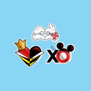 Disney Valentines Stickers Mickey XO Sticker Queen of Hearts Sticker Queen Sticker Heart Sticker Alice in Wonderland Sticker