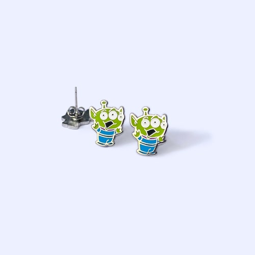 Little Green Men Earrings Toy Story Earrings Alien Earrings - Etsy
