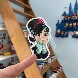 Vanellope von Schweetz Sticker | Glitch Sticker | Sugar Rush Sticker | Disney Stickers | Wreck it Ralph Sticker | Candy Sticker