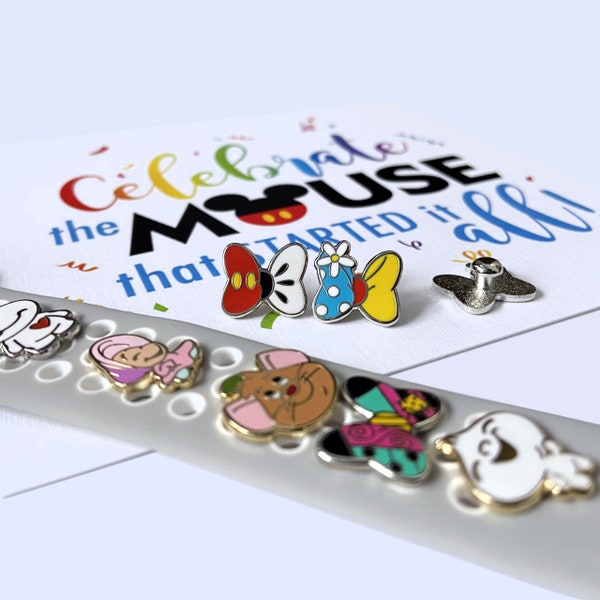 Charms de montre Baymax Alice Oyster Charm de montre Sally Charm de montre Gus Gus Charm de montre Mickey Watch Charm de montre Bao Pendentif de montre Minnie Bow