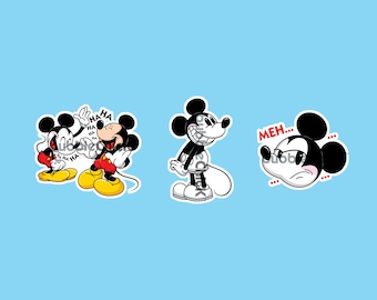 Mickey Mouse Stickers | Classic Disney | Disney Black and White | Classic Disney Stickers