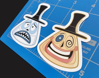 Nightmare Before Christmas Mayor Sticker: Halloween Spooky Vinyl Die Cut