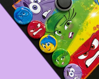 1.5” Inside Out Magnets Emotion Magnets