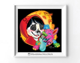 Coco Print Miguel and Dante Print Coco Blessing Print Alebrije Art Print