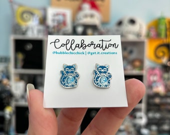 Karma is a Cat Earrings: Silver Plated Swiftie Inspired Earrings