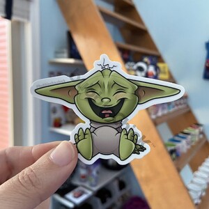 Adesivo Lol Yoda Adesivo Disney Adesivo Star Wars Adesivo The Child