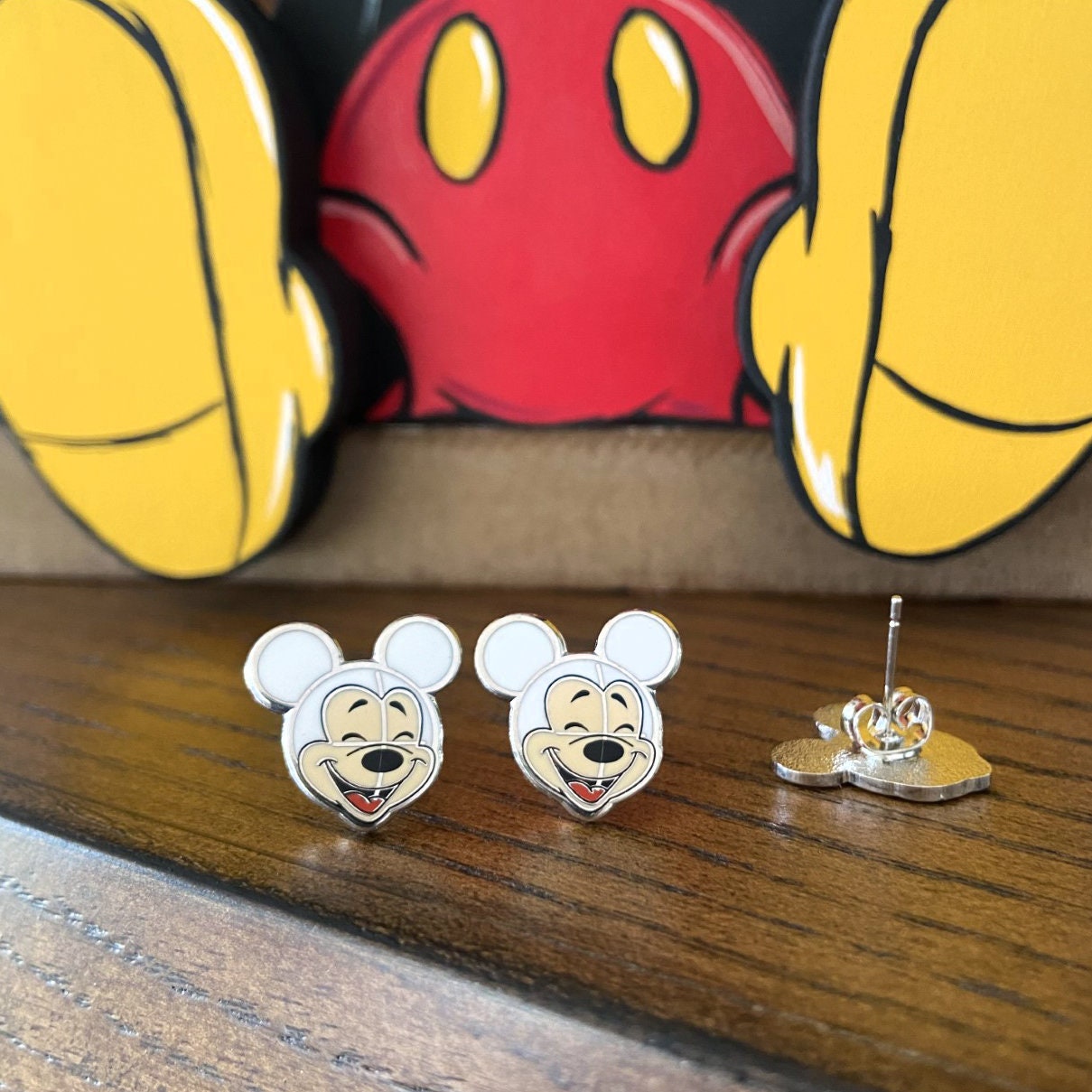 Disney X Baublebar Mickey Mouse Silhouette Outline Black Earrings – My  Magical WDW Shopper
