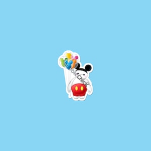 Big Hero Six Sticker | Baymax Balloons Sticker | Mickey Mashup | Baymax Mashup | Disney Balloons | Mickey Balloons | Baymick Sticker