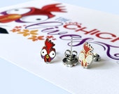 Hei Hei Earrings Chicken Earrings Moana Earrings