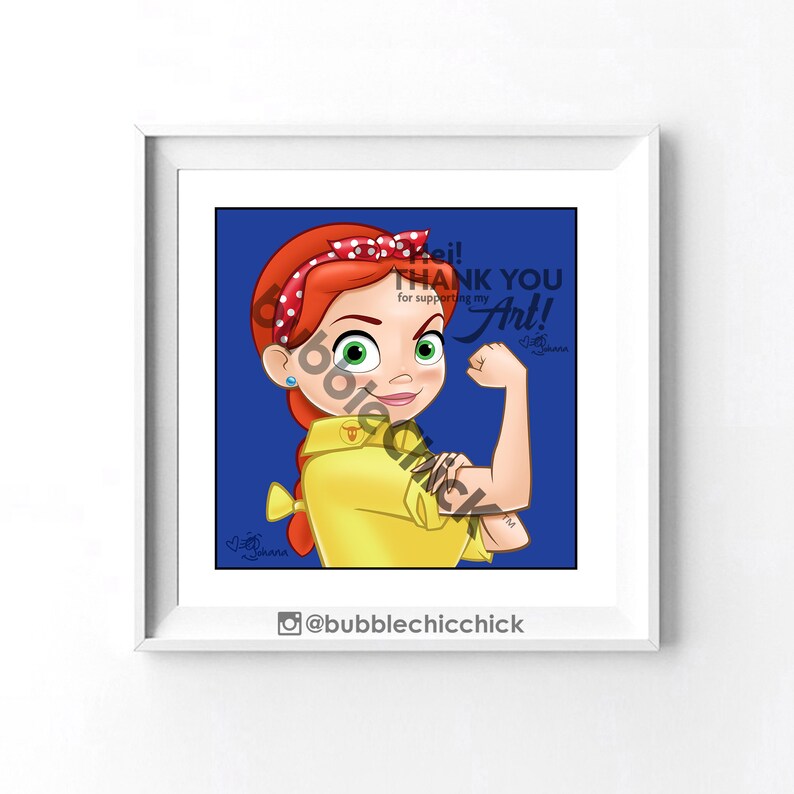 Jessie Riveter Art Print Toy Story Art Print | Etsy