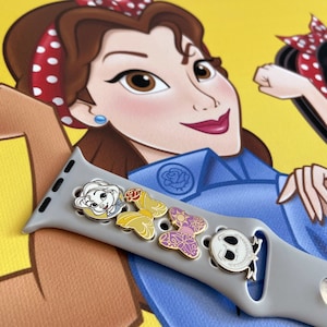 Watch Charms Rapunzel Watch Charm Jack Skellington Watch Charm Disney Watch Charm Belle Watch Charm