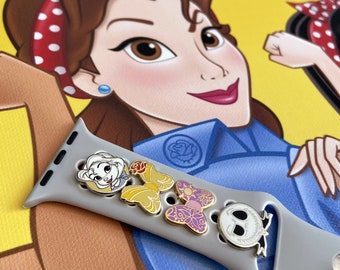 Watch Charms Rapunzel Watch Charm Jack Skellington Watch Charm Disney Watch Charm Belle Watch Charm