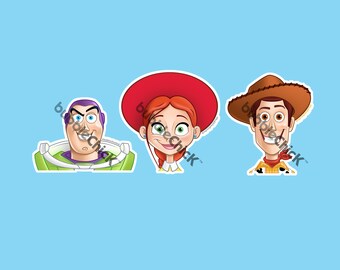 Toy Story Portrait Sticker: Die Cut Vinyl, Weatherproof