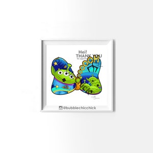 Alienígenas de Toy Story Estampa Alienígenas Oooooh Estampa Little Green Guys Estampa