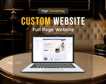 Custom Website Design For Real Estate, eCommerce, Small Business, Roofing & Constructor, Marketing Agency, Restaurant, Online Course Etc