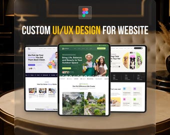 Custom UI UX Design by Figma | Figma Responsive Website Design