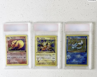 Fossil Set Flareon Jolteon Vaporeon Graderad 10 Holografisk Pokémon-proxy