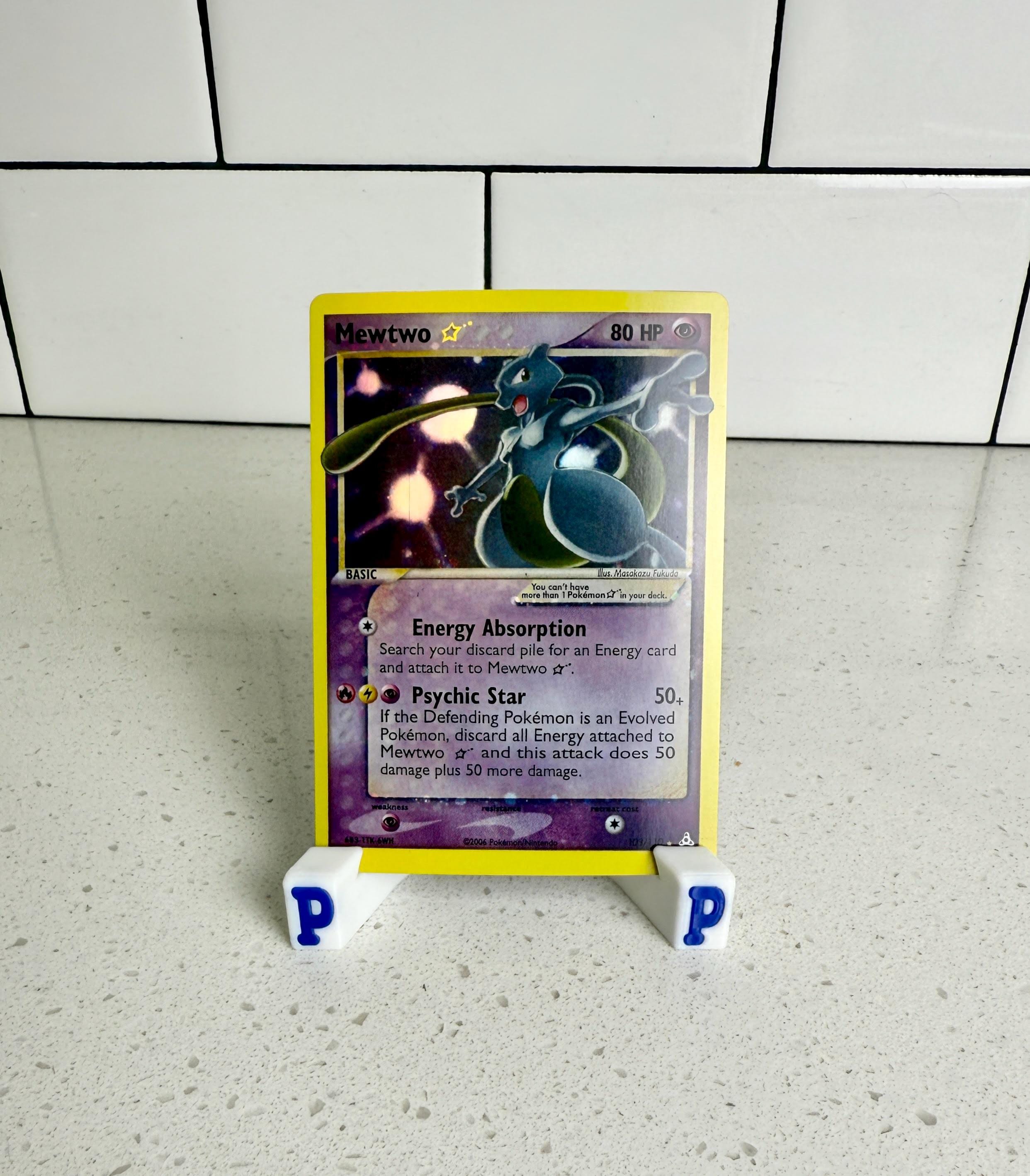 Mewtwo Gold Card - Etsy