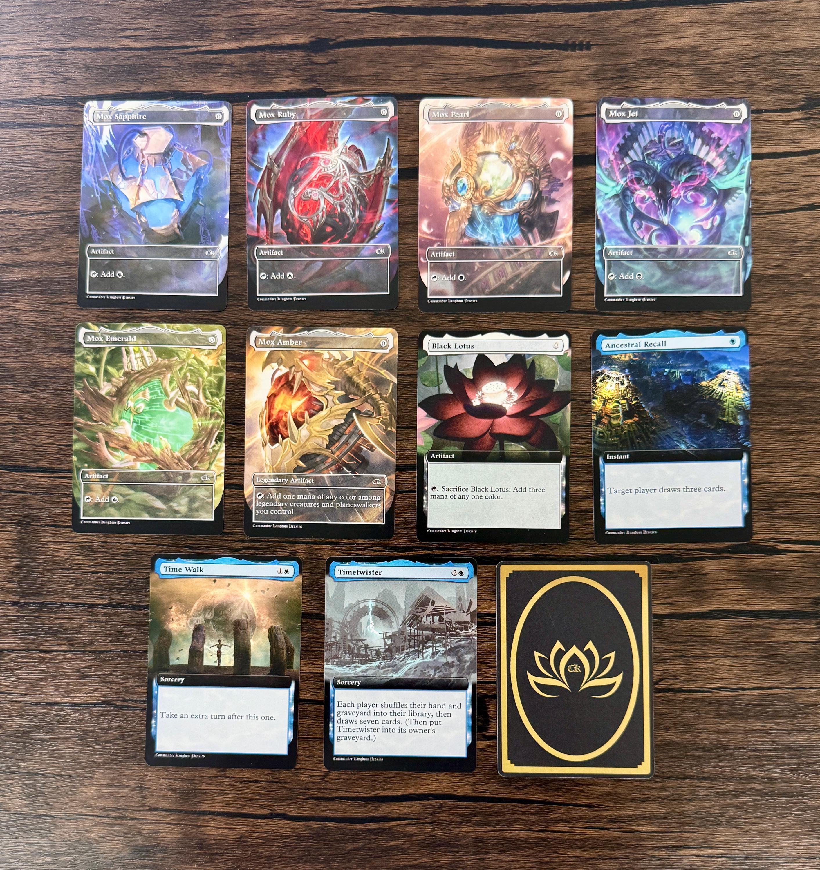 MTG proxy パワーナインセット Power Nine Magic the Gathering Proxy