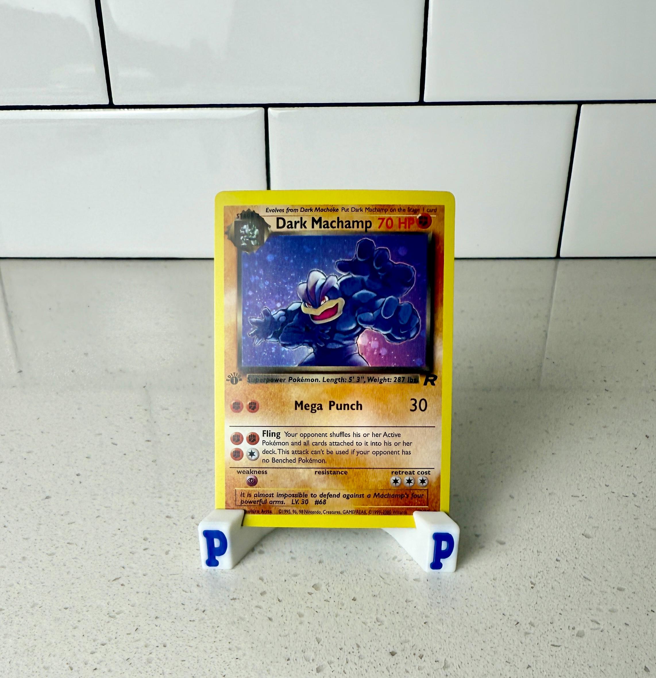 dark machamp pokemon card Machamp Team Rocket 1st Edition Holo 10/82 CGC 7.5 – TBC Games
