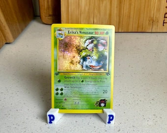 Erikas Venusaur-samling Holografisk Pokémon Proxy Replica-kort
