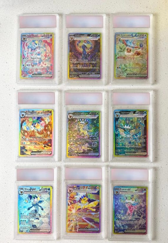eeveelutions pokemon card set Pokemon - BW Promo - Eeveelutions Master Set (8 Pokemon Cards) ft. Umbreon, Glaceon, Leafeon, Flareon, Jolteon, Espeon, Vaporeon and Eevee