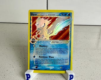 Gold Star Mew holografische Pokemon proxy replicakaart