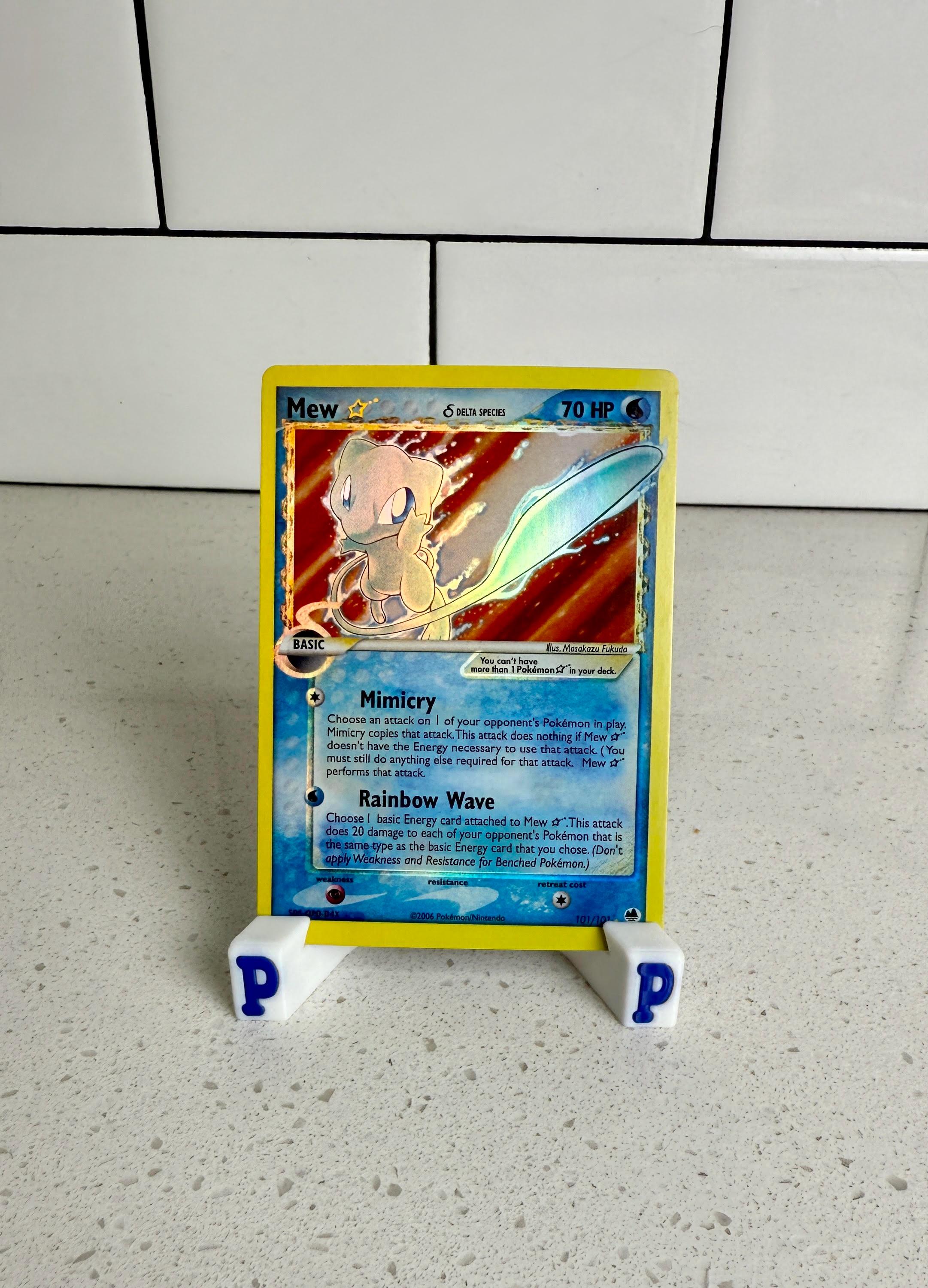 Mew Gold Star Holographic Pokemon Proxy Replica Card - Etsy