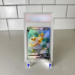 Textured Dragonite V  Textured Full Art Graded 10 Holographic pokemon proxy