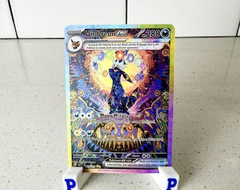 Umbreon ex Sunbreon Textured Holographic Pokemon Proxy Replica Card