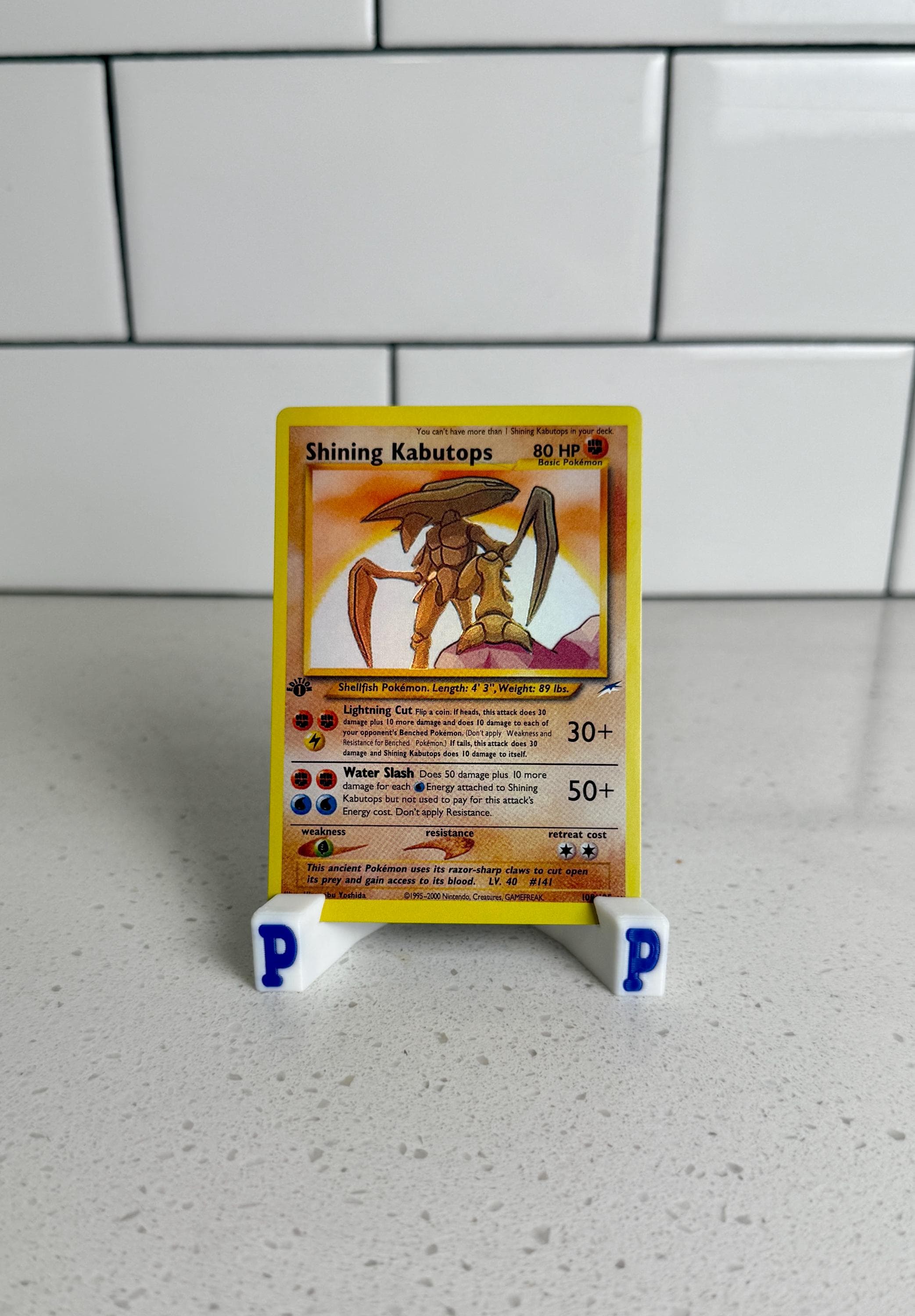 shiny kabutops pokemon card Shining Neo Destiny favorite character Shining Kabutops #108 Prices |