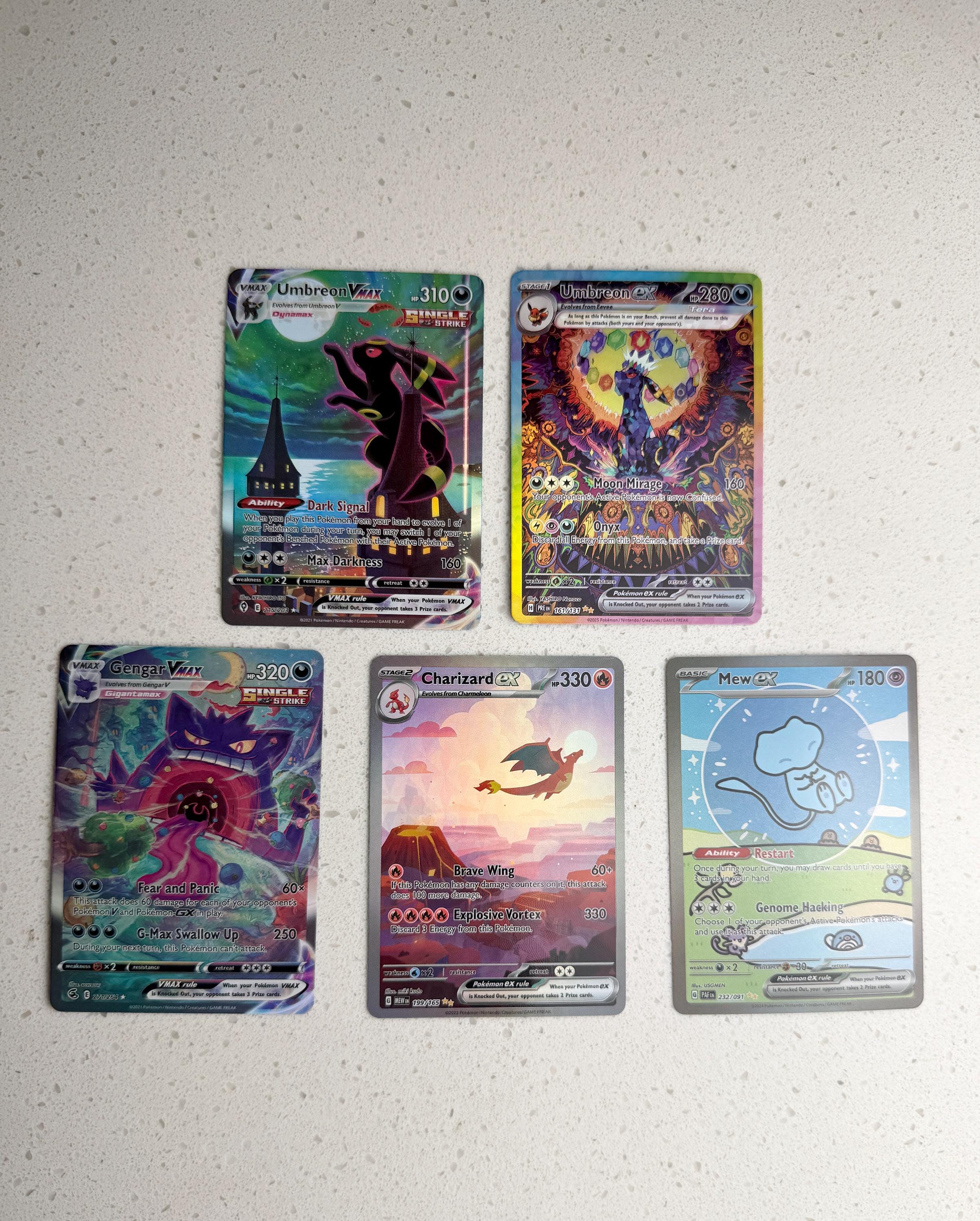 Textured Moonbreon Prismatic Bubble Mew Set of 5 Prismatic Holographic Pokemon Proxy Replica Cards - Etsy Israel Textured Moonbreon Prismatic Bubble Mew Set of 5 Prismatic Holographic Pokemon Proxy Replica Cards - Etsy Israel