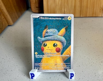 Van Gogh Pikachu Filthatt-kollektion icke-holografisk Pokémon Proxy Replica-kort