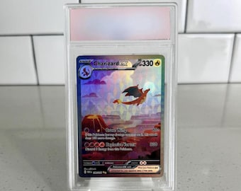 Charizard 151 Textured Full Art Graded 10 Holographic Pokemon