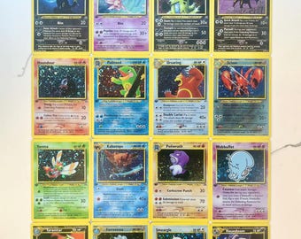 Neo Discovery set med 16 holografiska Pokémon Proxy Replica-kort