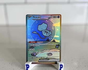Bubble Mew Holographic Pokemon Proxy Replica Card