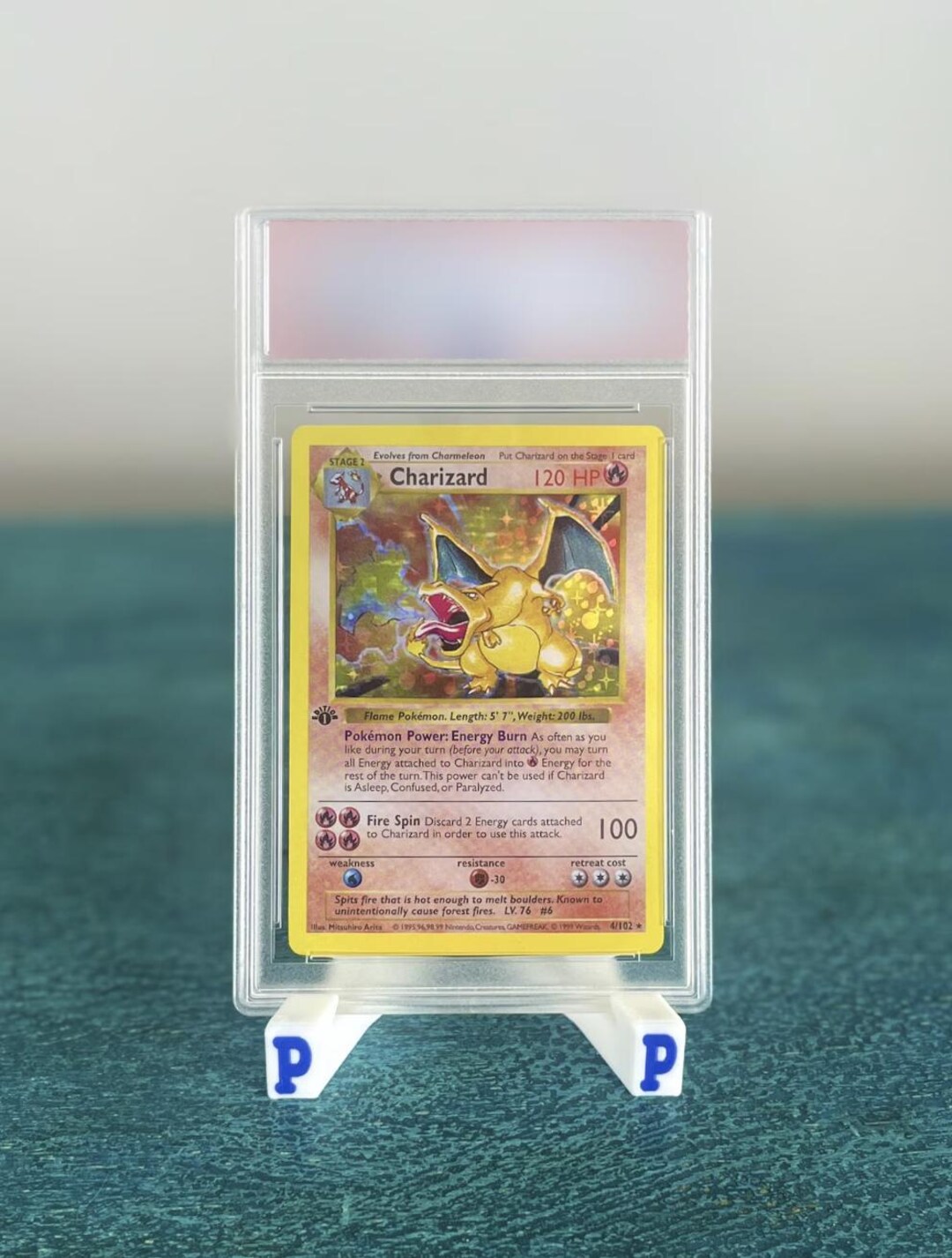 Charizard Shadowless 1st Edition Graded 10 Holographic Pokemon