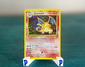 Charizard Base Set 2 Holografisk Pokémon Proxy Replica Kort