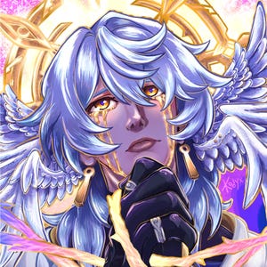 Honkai Star Rail Sunday Art Print - 11x17&quot; Gold Foil