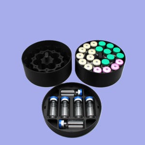 3ml Round 48 Vial Hydrapeak Inserts (21 x 2 + 6 "3 Levels" - Fits 32oz Hydrapeak that must be purchased from another source. (Black)